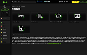 888casino Fast Payouts