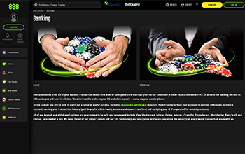 888casino Payment Methods