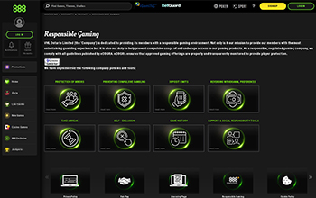 888casino Responsible Gaming