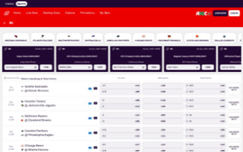 Bally Bet Football Betting