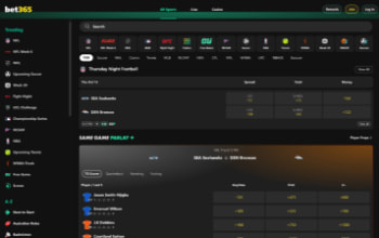 bet365 Sports Home Page