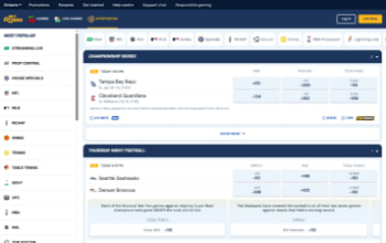 BetRivers Sports Home Page