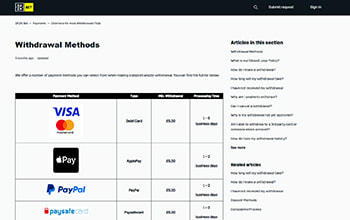 DAZN Bet Fast Payouts