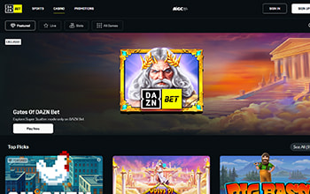 DAZN Bet Home Page