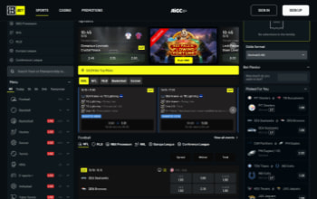 DAZN Bet Sports Home Page