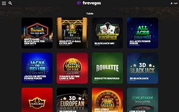 Fire Vegas Table Games