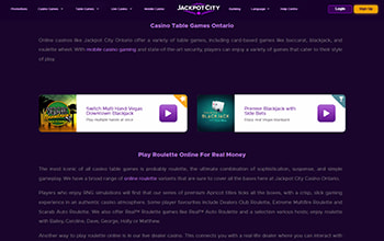 Jackpot City Top Games