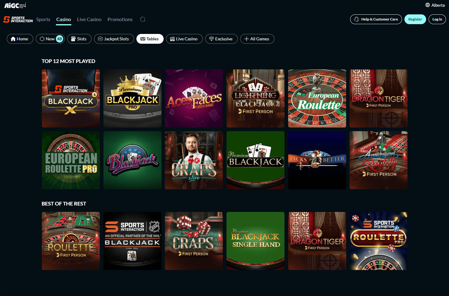 Sports Interaction Roulette Games