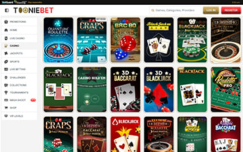 Tooniebet Live Games