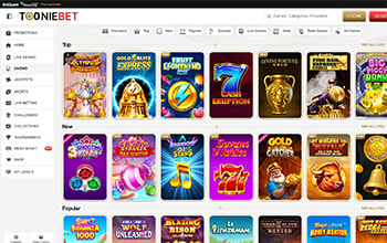 Tooniebet Homepage