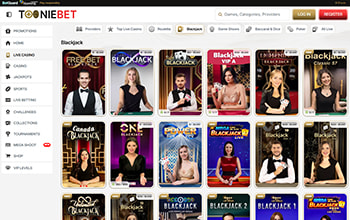 Tooniebet Live Dealer