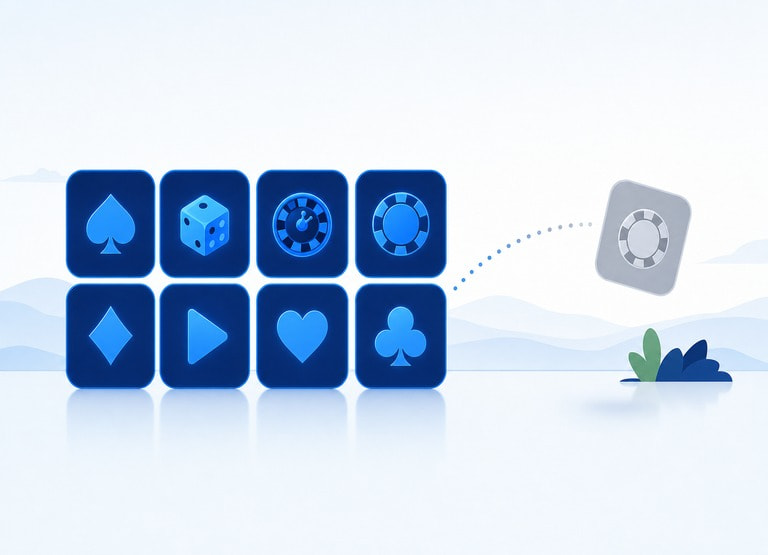 Illustration of an operator leaving a market: a grid of blue app tiles with one dimmed tile drifting away, over an Alberta prairie horizon.